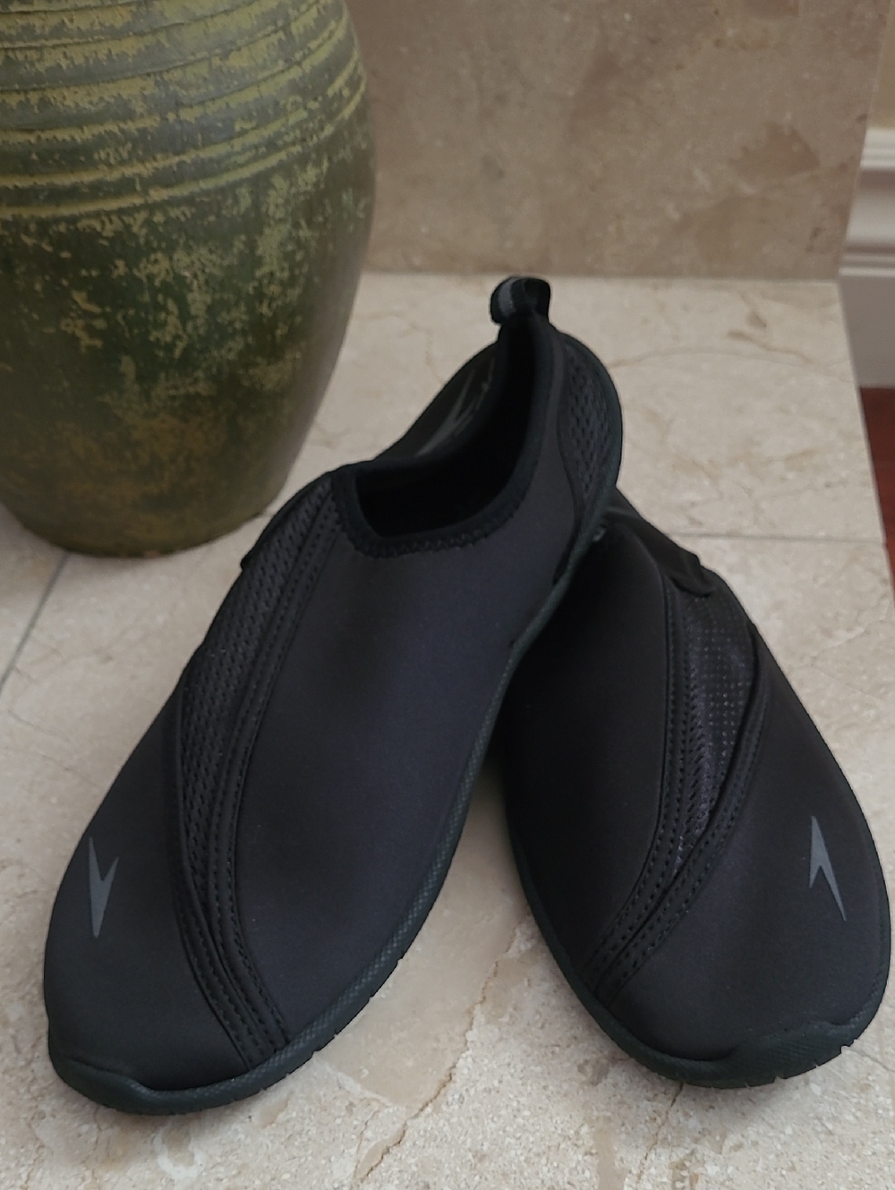 Speedo Black Slip-On Aqua Shoes
